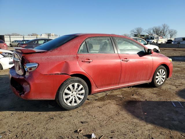 5YFBU4EE7DP203584 - 2013 TOYOTA COROLLA BASE أحمر صورة 3