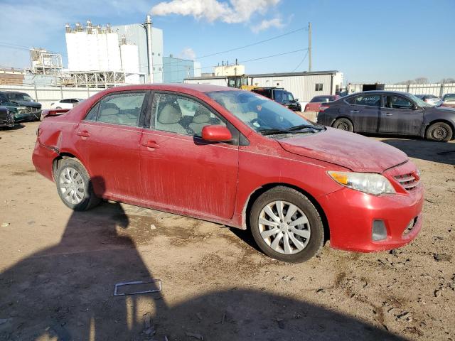 5YFBU4EE7DP203584 - 2013 TOYOTA COROLLA BASE أحمر صورة 4