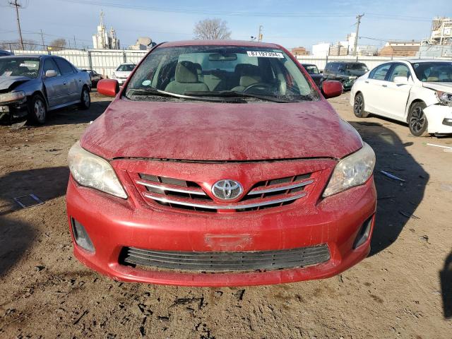 5YFBU4EE7DP203584 - 2013 TOYOTA COROLLA BASE أحمر صورة 5