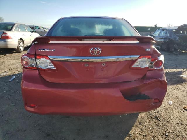 5YFBU4EE7DP203584 - 2013 TOYOTA COROLLA BASE أحمر صورة 6