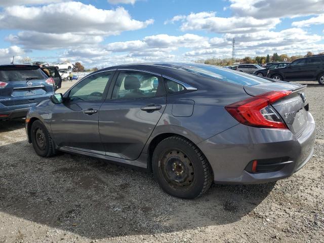2HGFC2F67JH029034 - 2018 HONDA CIVIC LX GRAY photo 2