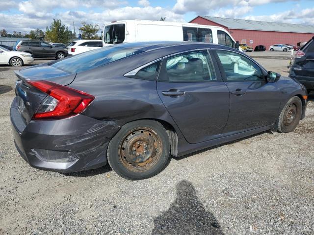 2HGFC2F67JH029034 - 2018 HONDA CIVIC LX GRAY photo 3