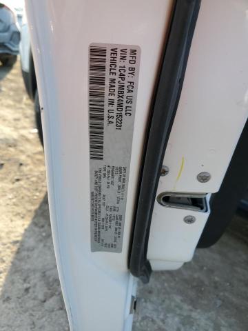 1C4PJMBX4MD152231 - 2021 JEEP CHEROKEE TRAILHAWK WHITE photo 13