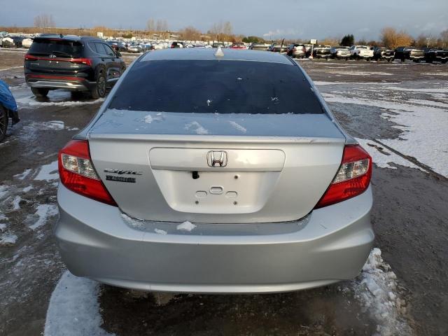 2HGFB2F42CH059885 - 2012 HONDA CIVIC LX Argent photo 6