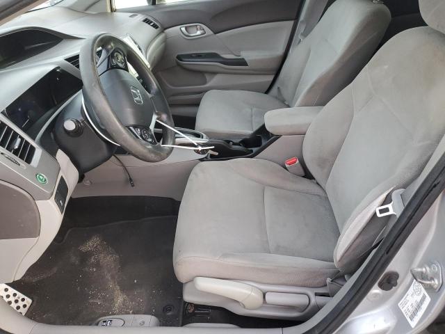 2HGFB2F42CH059885 - 2012 HONDA CIVIC LX Argent photo 7