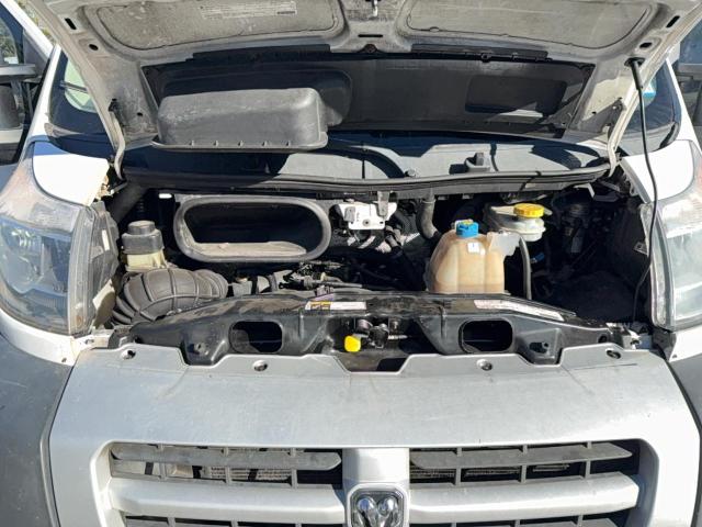 3C6TRVAG1FE508383 - 2015 RAM PROMASTER 1500 STANDARD WHITE photo 7