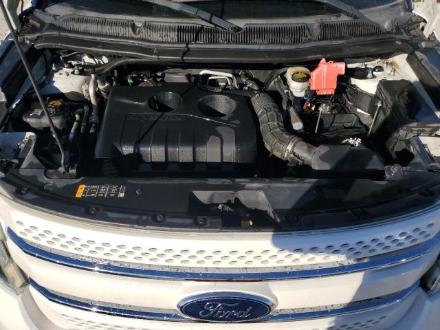 1FM5K7F99DGB83339 - 2013 FORD EXPLORER LIMITED WHITE photo 12