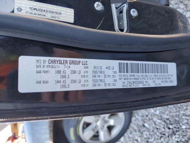 1C4NJCBA3ED925026 - 2014 JEEP COMPASS SPORT 黑色 照片 14