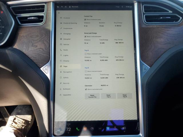 5YJXCBE2XGF017668 - 2016 TESLA MODEL X SILVER photo 9