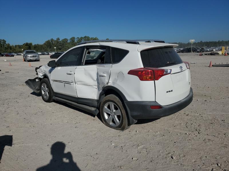 JTMWFREV3ED042597 - 2014 TOYOTA RAV4 XLE WHITE photo 2