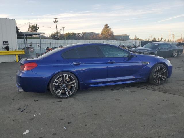 WBS6C9C5XEDV73722 - 2014 BMW M6 GRAN COUPE BLUE photo 3