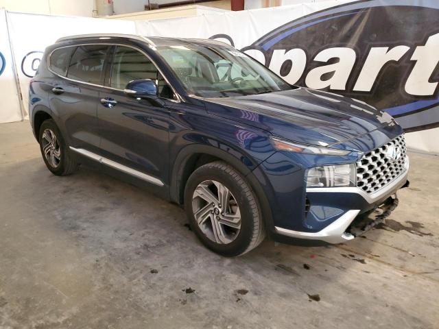 5NMS64AJ8MH321442 - 2021 HYUNDAI SANTA FE SEL BLUE photo 4