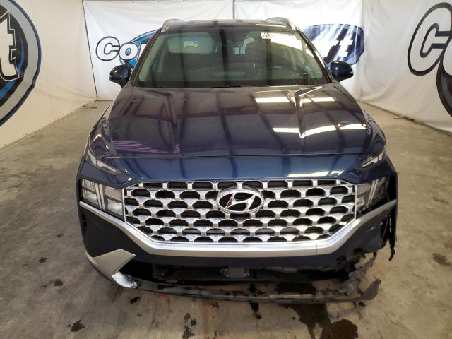 5NMS64AJ8MH321442 - 2021 HYUNDAI SANTA FE SEL BLUE photo 5