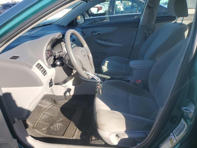 1NXBU4EE9AZ317659 - 2010 TOYOTA COROLLA BASE GREEN photo 7