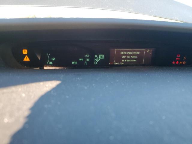 JTDKN3DU9F1975737 - 2015 TOYOTA PRIUS GRAY photo 9