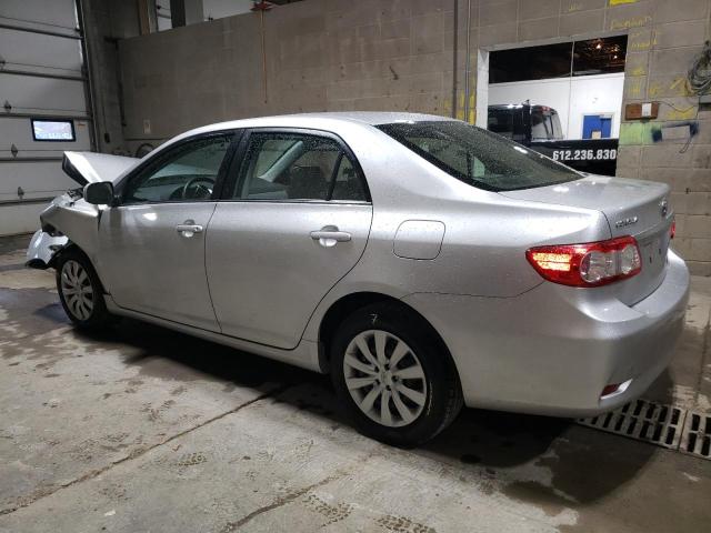 5YFBU4EE2CP027493 - 2012 TOYOTA COROLLA BASE 银色 照片 2