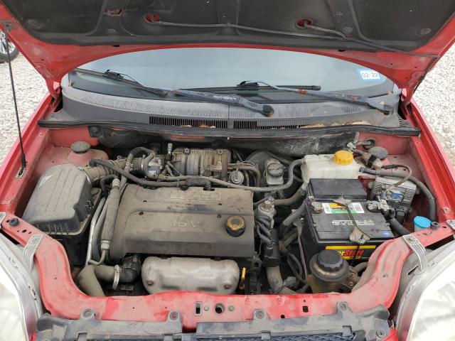 KL1TD56637B177724 - 2007 CHEVROLET AVEO BASE 红色 照片 11