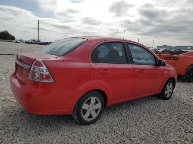 KL1TD56637B177724 - 2007 CHEVROLET AVEO BASE 红色 照片 3
