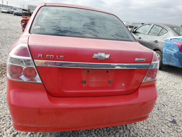 KL1TD56637B177724 - 2007 CHEVROLET AVEO BASE 红色 照片 6