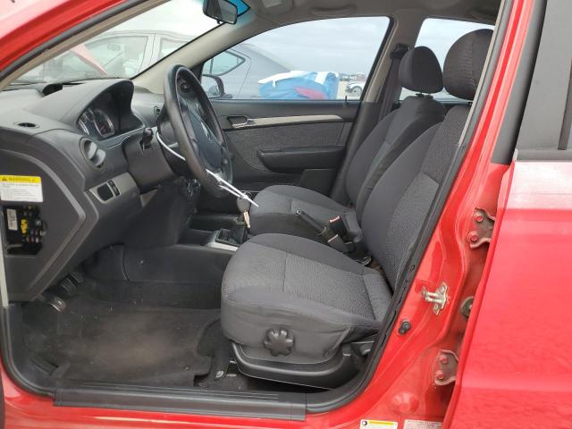 KL1TD56637B177724 - 2007 CHEVROLET AVEO BASE 红色 照片 7
