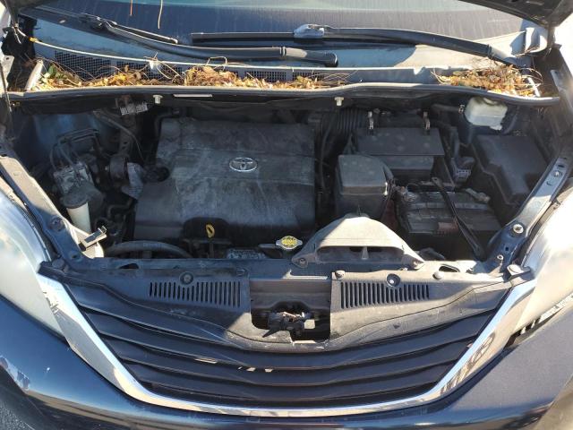 5TDJK3DC6BS004669 - 2011 TOYOTA SIENNA LE Mavi foto 12