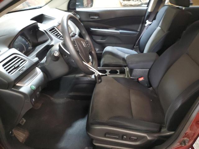 5J6RM4H59FL091919 - 2015 HONDA CR-V EX BURGUNDY photo 7