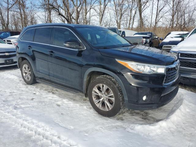 5TDKKRFH5FS092135 - 2015 TOYOTA HIGHLANDER XLE 黑色 照片 4