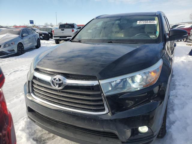 5TDKKRFH5FS092135 - 2015 TOYOTA HIGHLANDER XLE 黑色 照片 5