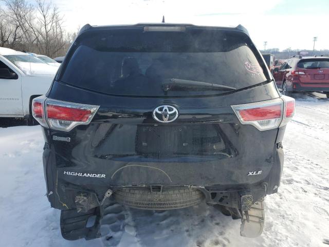 5TDKKRFH5FS092135 - 2015 TOYOTA HIGHLANDER XLE 黑色 照片 6