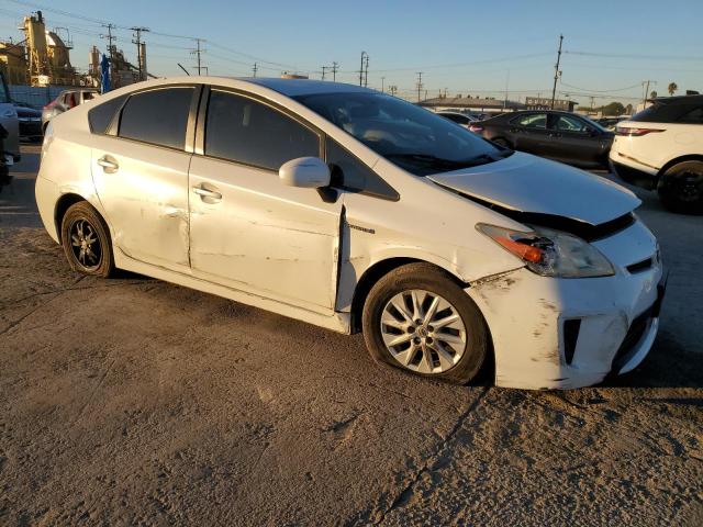 JTDKN3DU6F1896350 - 2015 TOYOTA PRIUS WHITE photo 4