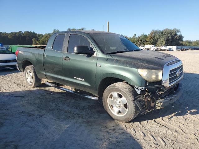 5TFRT541X7X012480 - 2007 TOYOTA TUNDRA DOUBLE CAB SR5 GREEN photo 4
