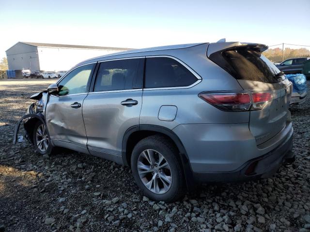 5TDJKRFH6FS200435 - 2015 TOYOTA HIGHLANDER XLE Gümüş foto 2