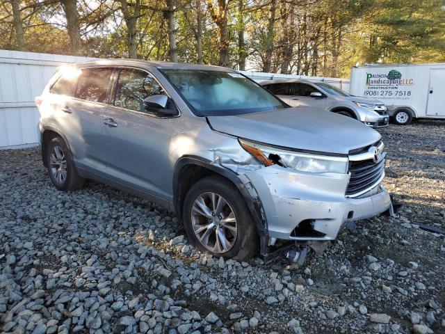 5TDJKRFH6FS200435 - 2015 TOYOTA HIGHLANDER XLE Gümüş foto 4