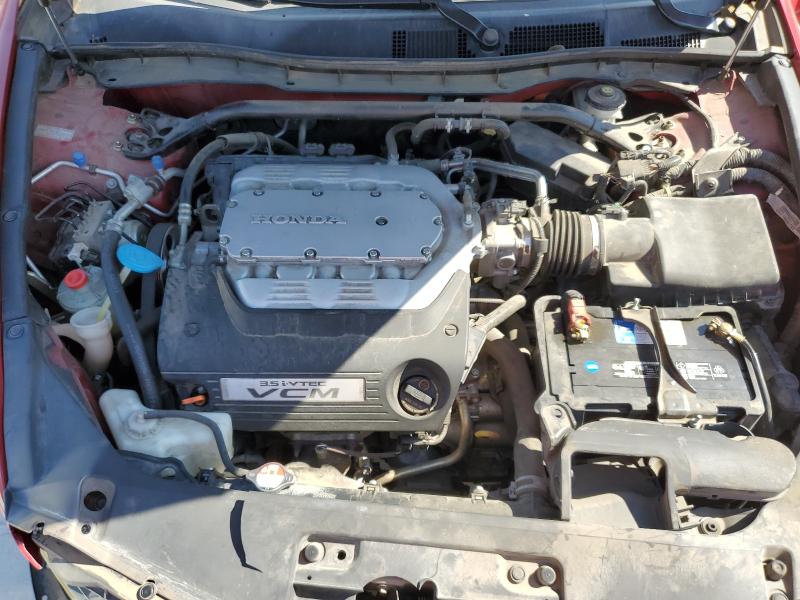 1HGCS2B84CA007152 - 2012 HONDA ACCORD EXL RED photo 11