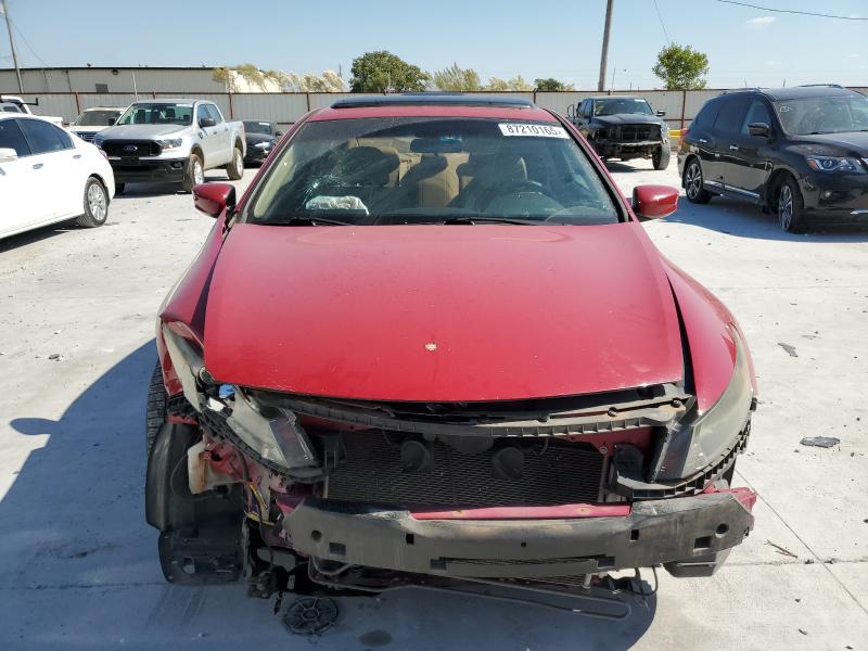 1HGCS2B84CA007152 - 2012 HONDA ACCORD EXL RED photo 5