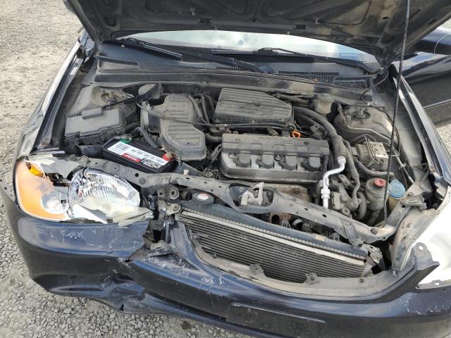 2HGES26702H550668 - 2002 HONDA CIVIC EX BLACK photo 11