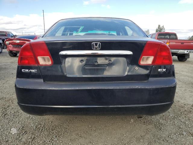 2HGES26702H550668 - 2002 HONDA CIVIC EX BLACK photo 6