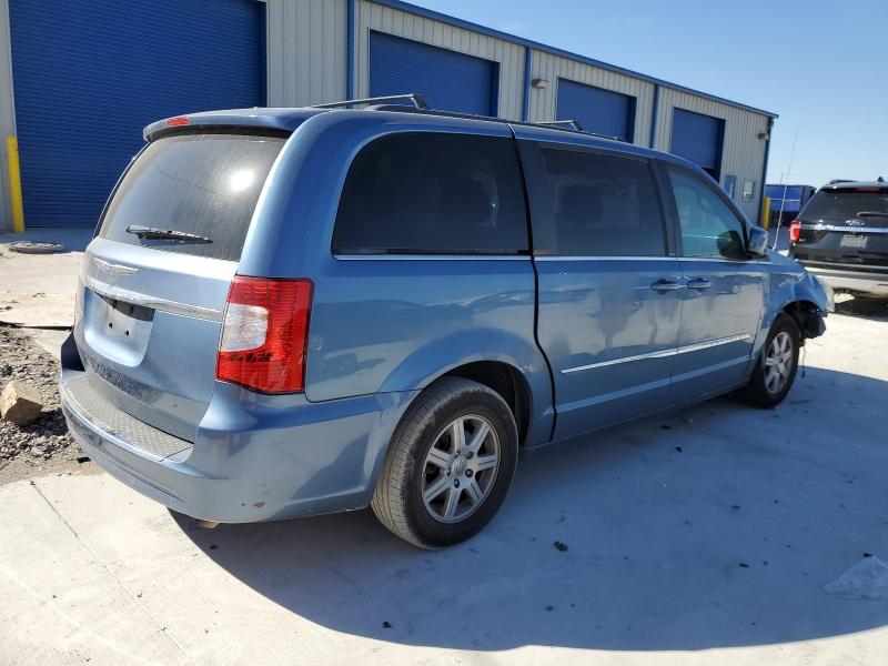 2C4RC1BG9CR135325 - 2012 CHRYSLER TOWN & COU TOURING BLUE photo 3