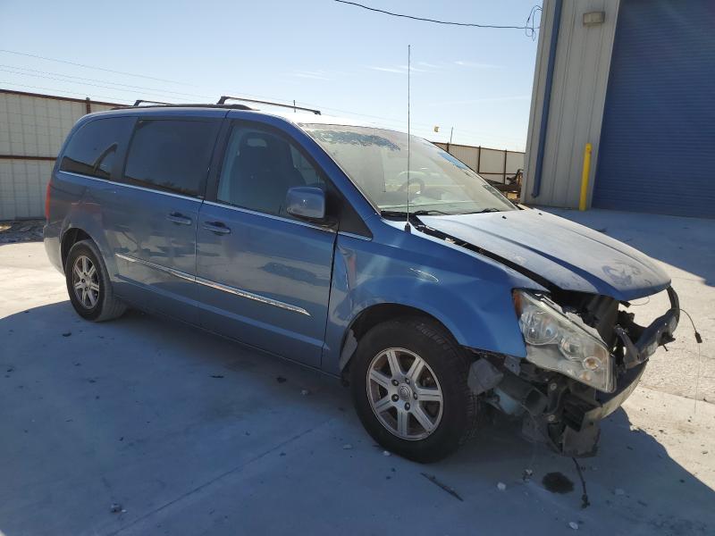 2C4RC1BG9CR135325 - 2012 CHRYSLER TOWN & COU TOURING BLUE photo 4