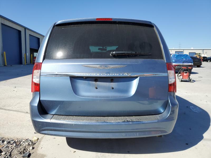 2C4RC1BG9CR135325 - 2012 CHRYSLER TOWN & COU TOURING BLUE photo 6