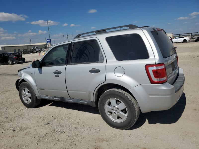 1FMCU03118KC23424 - 2008 FORD ESCAPE XLT SILVER photo 2