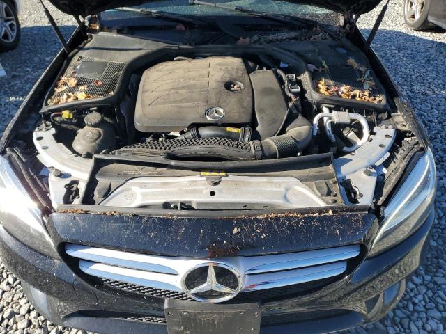 55SWF8EB7KU301143 - 2019 MERCEDES-BENZ C 300 4MATIC BLACK photo 11