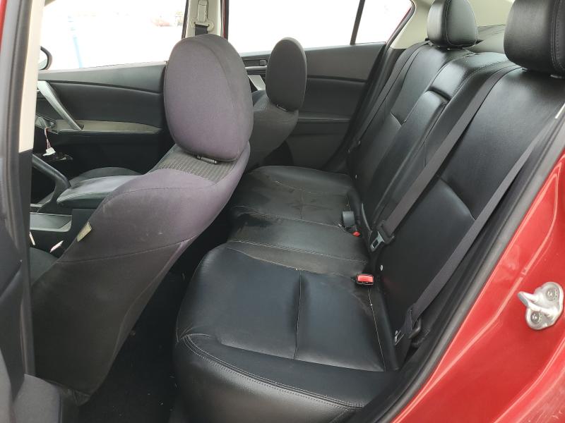 JM1BL1W54C1691265 - 2012 MAZDA 3 S წითელი ფოტო 10