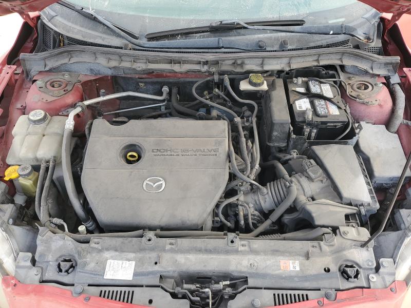 JM1BL1W54C1691265 - 2012 MAZDA 3 S წითელი ფოტო 11