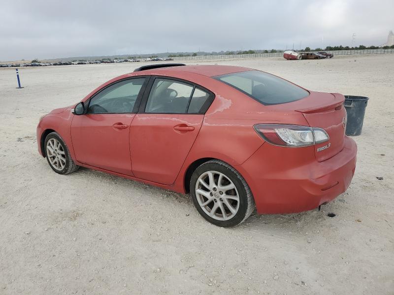 JM1BL1W54C1691265 - 2012 MAZDA 3 S წითელი ფოტო 2