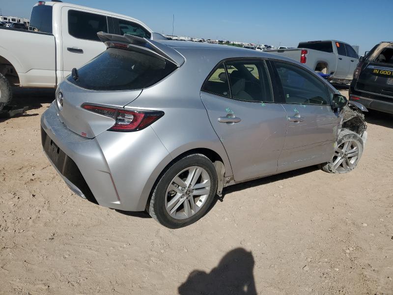 JTND4MBE5N3165453 - 2022 TOYOTA COROLLA SE SILVER photo 3