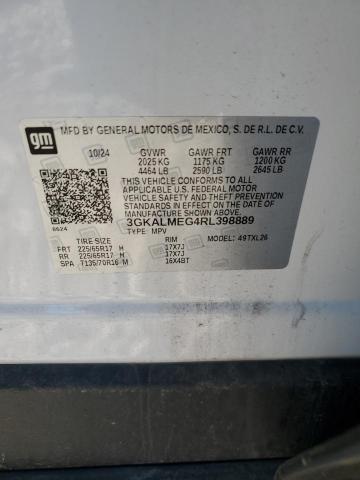 3GKALMEG4RL398889 - 2024 GMC TERRAIN SLE WHITE photo 12