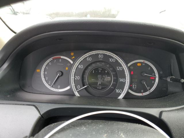 1HGCR2F33DA021619 - 2013 HONDA ACCORD LX BURGUNDY photo 9