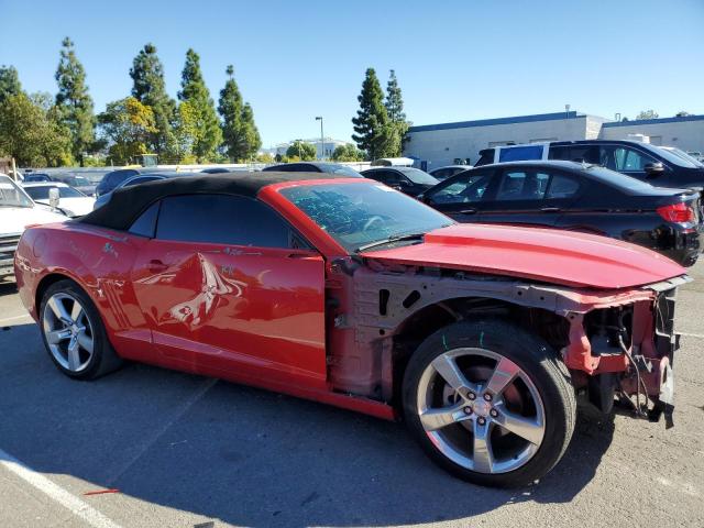 2G1FB3DD1B9213883 - 2011 CHEVROLET CAMARO LT 红色 照片 4