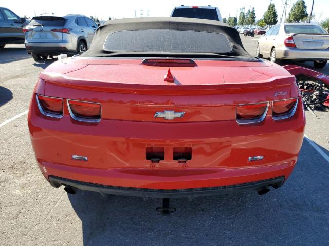 2G1FB3DD1B9213883 - 2011 CHEVROLET CAMARO LT 红色 照片 6